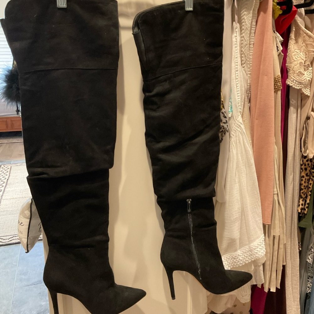 Jessica Simpson Black Over-the-Knee Boots